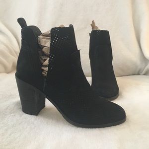 Suede booties